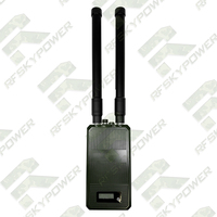 Système de suppression de drones portable pour extérieur, haute fréquence, 700 MHz/2300 MHz, 30 W, IP68