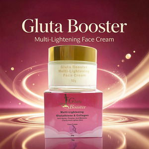 Crème Visage Double Action Éclaircissante Marque Blanche au Glutathion, Collagène et Acide Kojique – Estompe les Cicatrices d'Acné, Anti-Rides Sûr et Raffermissant - Product Image 4