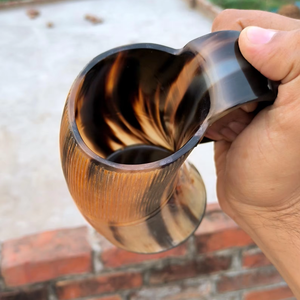 High Quality Custom <b>Large</b> Buffalo Horn Drinking <b>Mugs</b> Handcrafted Eco-Friendly Modern Stylish Animal Nautical Design Beer Gift - Product Image 1