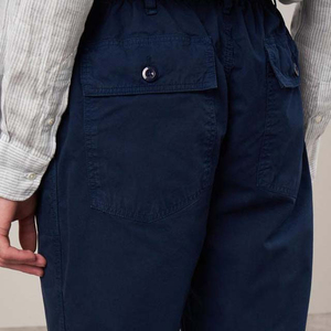 Venta caliente OEM Fabricante de aduanas Hombre Pantalones de algodón Cintura de alta calidad Raya Chino pantalones de hombre Recto curvo a rayas - Product Image 6