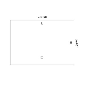 Naxos specchio rettangolare LED con retroilluminazione Touch Switch oscuramento-luce calda naturale fredda - Product Image 2