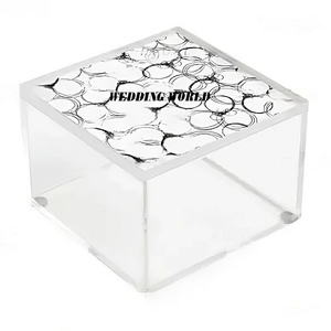 Boîte à bonbons en bois de qualité supérieure boîte à chocolat design faite à la main meilleure vente boîte à bonbons en bois fantaisie de table décorative - Product Image 2