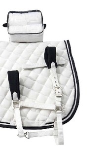 Nuevas sillas de montar deportivas inglesas de aspecto elegante y duradero, colores personalizados, cuero y algodón, hechas en Pakistán, almohadilla de silla clásica de primera calidad - Product Image 2