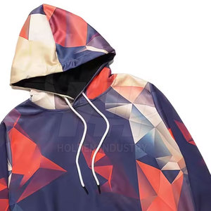 Long Sleeve Sublimation Hoodies Breathable Easy Fashion Adult Latest Design Sublimation Hoodies - Product Image 5