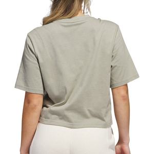 Camiseta holgada de talla grande para mujer, ropa de calle de algodón y poliéster liso en blanco, OEM - Product Image 5