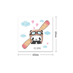 Adesivi per <span class=keywords><strong>tatuaggi</strong></span> piccoli per bambini animali dei cartoni animati modello angeli adesivo del tatuaggio - Product Image 6