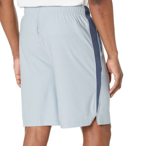 Men's 100% Polyester Canvas Quick-Drying Anti-Wrinkle Breathable Eco-Friendly <b>Knee</b>-Length Fitness Running Shorts Low Waist - Product Image 2