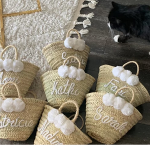 Beach <b>Bag</b> Straw Moroccan Basket Bridal <b>Shower</b> <b>Bags</b> Customized Straw <b>Bags</b> Direct From Indian Supplier - Product Image 2