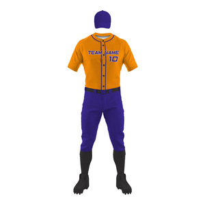 Professional Men <b>Baseball</b> Uniform Full <b>Set</b> Custom Sublimation Printed Jersey and Pants OEM ODM Manufacturer Pakistan - Product Image 2