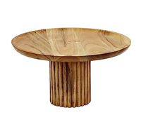 Présentoir à gâteaux en bois fait à la main décorations de mariage dessus de table plateau à gâteau en bois support avec dessus en verre fabricant en gros