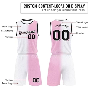 Uniforme de basket-ball pour vêtements de sport nouveau design tailles pour adultes vente en gros logo personnalisé/uniforme de basket-ball respirant en couleur - Product Image 4