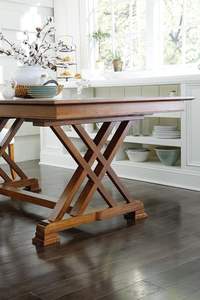 MESA DE COMEDOR REDONDA DE MADERA MACIZA PARA CAMPACTS Juego Nuevo diseño para uso doméstico o comercial para restaurante u hotel - Product Image 5