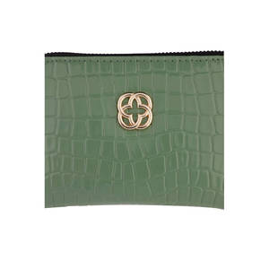 Cartera de cuero de vaca con estampado de menta - Product Image 3