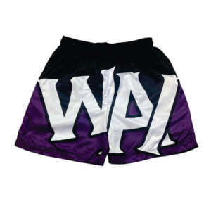 กางเกงขาสั้นออกกำลังกายผ้าไนลอนสำหรับผู้ชายกางเกงขาสั้นสำหรับใส่วิ่งขนาด2-1/2นิ้วแบบซับลิเมชันสีพื้นสำหรับใส่ไปยิมกางเกงวิ่ง - Product Image 3