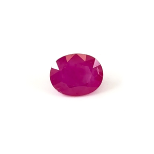 Rubis du Mozambique naturel non traité 6,36 carats, qualité AAA, taille ovale, tourmaline rouge, verre diamanté poli, traité thermiquement, certifié IGI - Product Image 1