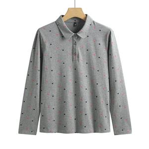 Custom Stylish Printed <b>Polo</b> Shirts for <b>Women</b> High Quality Long Sleeves <b>Polo</b> Shirts <b>Top</b> Trending <b>Women's</b> Shirt - Product Image 1