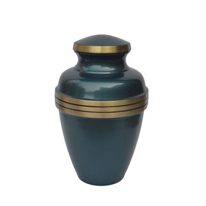 New 2025 Design Brass Metal Cremation Urn <b>for</b> Funeral Supplies <b>for</b> Adult <b>Ashes</b> <b>Keepsake</b> Urns Pet Urns Memory - Product Image 2
