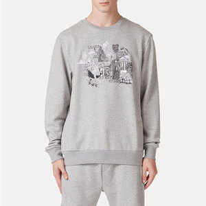 Sweat-shirts d'hiver pour hommes imprimés de haute qualité, logo personnalisé, tissu polaire, mode streetwear, couleur personnalisée, prix abordable - Product Image 1