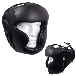Protector de Cabeza de Boxeo de Entrenamiento de Color Negro, Protector de Cabeza de Boxeo de Cuero con Cordones para Hombres y Mujeres con Diseño y Talla Personalizados - Product Image 6