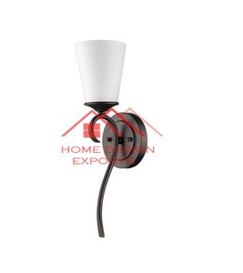 Verre et métal décoratif intérieur mural bougie applique décoration de mariage bougeoir en métal pour mur - Product Image 4