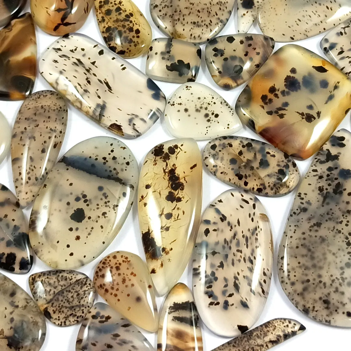 Beste 2022 Topkwaliteit Montana Agaat Cabochon Groothandel Lot Mix Vorm En Grootte Montana Agaat Kristal Groothandel Voor Sieraden