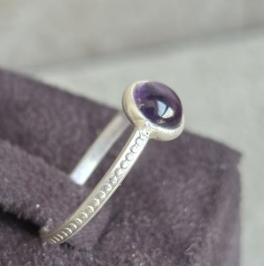 Elegant 925 Sterling Silver Amethyst <b>Statement</b> <b>Ring</b> Handmade for Gifting Occasions Premium Quality - Product Image 6
