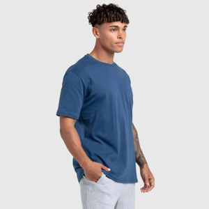 เสื้อยืดผ้าฝ้าย100% 240 GSM เสื้อยืดแบบปกติปรับแต่งได้พร้อมป้ายแบรนด์ของคุณเองรวมถึงการพิมพ์ - Product Image 4