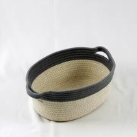 Meilleures ventes - Paniers et bacs décoratifs classiques en corde de coton tressée, fabriqués au Vietnam, pour la décoration de la maison, le rangement, les jouets pour chiens, les cadeaux