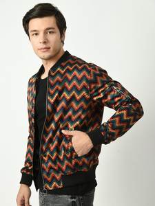 Chaqueta Bomber de satén personalizada para hombre de talla grande, dorada y Real vintage con cuello levantado y logotipos bordados de chenilla - Product Image 3