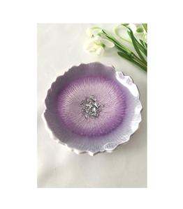 Bol de service décoratif en résine avec finition brillante pour une table de cuisine élégante dans les ménages modernes - Product Image 5