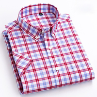 FIL TEINT haute qualité hommes chemises à manches à carreaux chemise veste coton tenue décontracté pour la saison de printemps