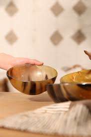 Vajilla de cuerno atractivo, cuenco de masa para Pasta, utensilios de cocina, decoración del hogar, vajilla, cuencos para servir Pasta, cuencos de decoración de acabado Natural - Product Image 3