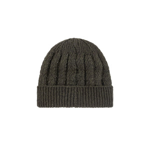 Gorro de Punto Suave para Hombre, Color Gris Oscuro, Acrílico, con Logotipo Simple, Flexible, Básico, Doble Capa, para Todas las Estaciones, Hecho en TR, Ideal para Deportes de Invierno - Product Image 5