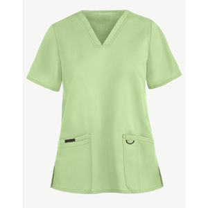 Commande en gros d'ensembles de gommage pour femmes taille élastique pantalon cargo médecin infirmière Logo personnalisé hôpital médical vente en gros ensembles de gommage à bas prix - Product Image 4