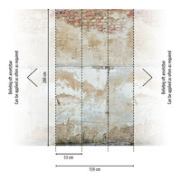 Papier peint mural moderne fabriqué en Allemagne, effet pierre beige gris, vinyle non tissé, aspect béton, pour chambre, salle de sport, salle à manger