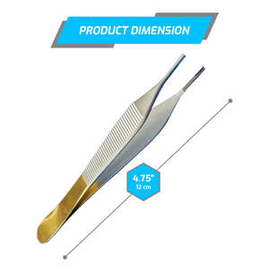 Nuevas Pinzas de Disección TC de Alta Calidad al por Mayor, 17 cm, Pinzas Hemostáticas para Hospital, Acero Inoxidable - Product Image 5