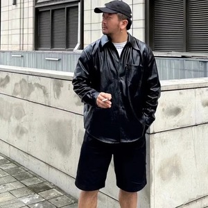 Automne/hiver nouveau Paris B maison hommes femmes même Style décontracté polyvalent broderie Logo veste en cuir coupe ample - Product Image 3