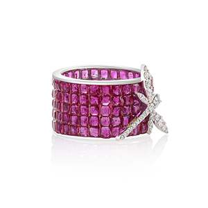 Anillo de Plata de Ley con Diseño de Libélula Crepuscular, Joyería Geométrica Moderna y a la Moda - Product Image 5