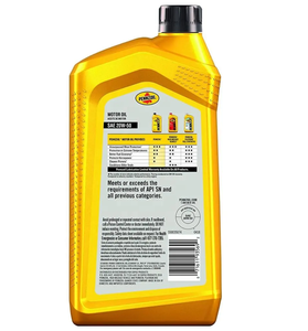 Aceite de motor convencional Pennzoil 20W-50, 1 cuarto de galón por paquete, 6 unidades de lubricantes y limpiadores totales para motor - Product Image 2