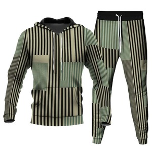 Otoño Halloween 3D Impreso Sudadera con capucha Traje Hombres Sudaderas Pantalones de chándal Moda informal Conjunto de chándal de dos piezas Ropa de hombre - Product Image 3