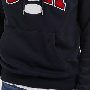 Sudadera con capucha lavada Vintage de peso pesado con logotipo personalizado para hombre, sudaderas con capucha de invierno Digital de talla grande con bordado de chenilla, novedad de 2024 - Product Image 5