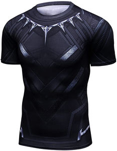 Camiseta de Protección Solar de Poliéster Lisa, Diseño Personalizado, Ropa de Gimnasio MMA - Product Image 3