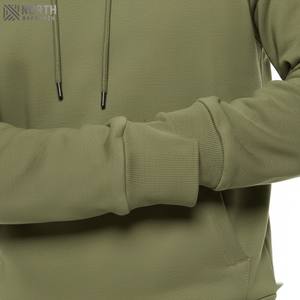 Sweat-shirts à capuche avec poche respirants et à séchage rapide pour l'hiver, 350 g/m², 450 g/m², 480 g/m², 500 g/m², personnalisables, écologiques, unis, en polaire - Product Image 4