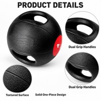 Ballon lesté en PVC avec poignée Get-Fit pour entraînement de force – Équipement de fitness coloré en gros