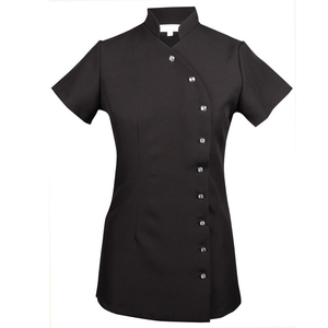 Own Logo Label Brand Fashionable Stylish Tunics <b>Scrubs</b> Sets Suits <b>Tops</b> Women's Stretchy Soft Spa Beauty Salon Nurse Uniforms - Product Image 4