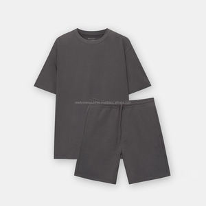 Vente en gros T-shirts pour hommes de haute qualité avec impression personnalisée 100% coton 240gsm T-shirts vierges surdimensionnés - Product Image 3