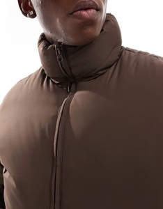 แจ็กเก็ตบอมเบอร์ทรงสลิมฟิตมีซิปสำหรับผู้ชายแจ็กเก็ตขนเป็ดสำหรับผู้ชายดีไซน์ใหม่ - Product Image 4