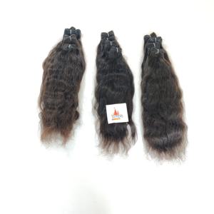 Indien 100% Naturel Noir Couleur Vague Profonde Extensions de Cheveux Cuticule Aligné Double Trame Machine Aucun Traitement Femmes de Cheveux Humains - Product Image 6