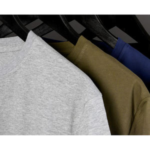 OEM Logo personnalisé 2025 été nouvel ensemble de vêtements pour hommes 100% coton décontracté à manches courtes T-Shirts pour hommes - Product Image 5