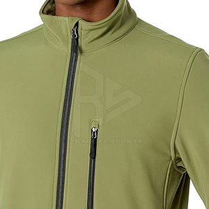 Veste Softshell de haute qualité pour hommes Logo personnalisé Slim tricoté avec tissu de toile de haute qualité fait motif de lettre du Pakistan - Product Image 4